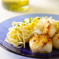 Scallops and Lemon Pasta