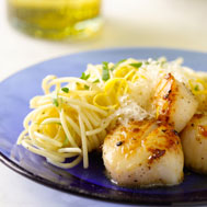 Scallops and Lemon Pasta