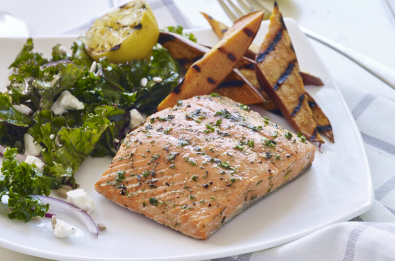 Grilled Cedar Plank Salmon