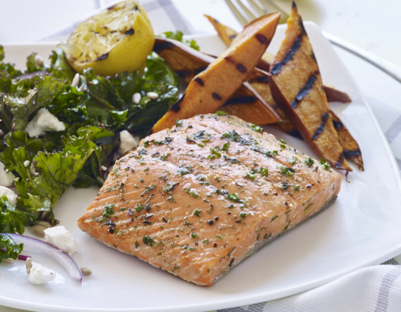 Grilled Cedar Plank Salmon