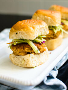 buffalo salmon sliders