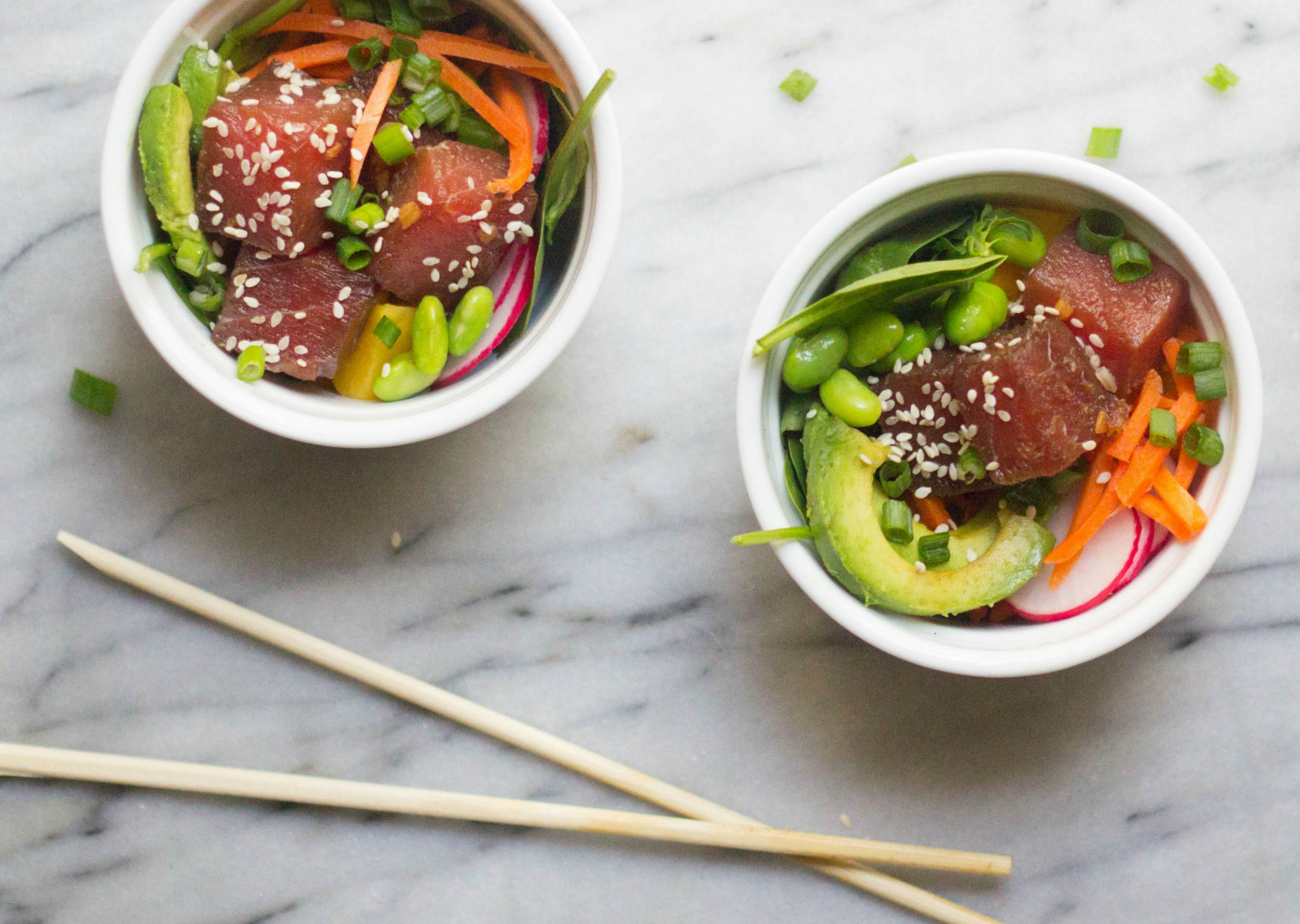 (Mini) Ahi Tuna Poke Bowls