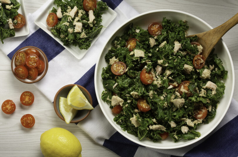 Simply Satisfying Kale and Tuna Salad