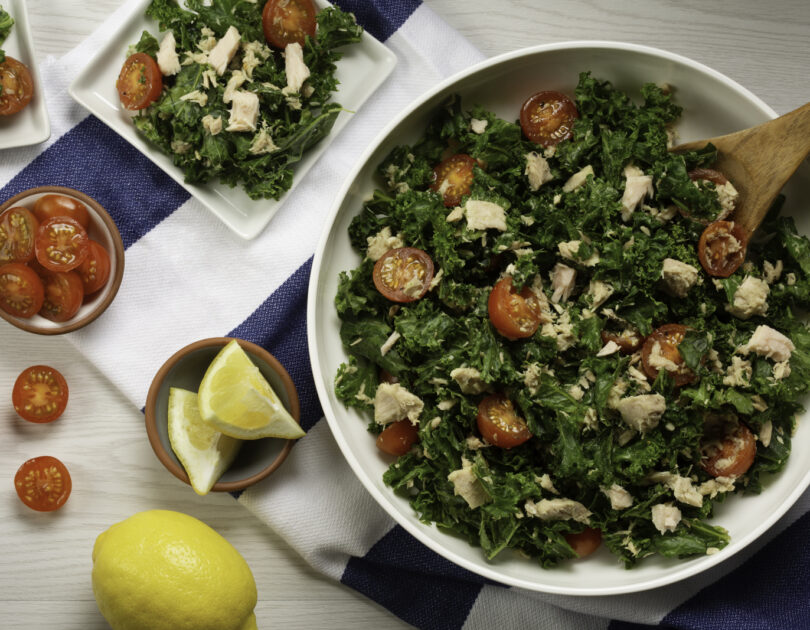 Simply Satisfying Kale and Tuna Salad