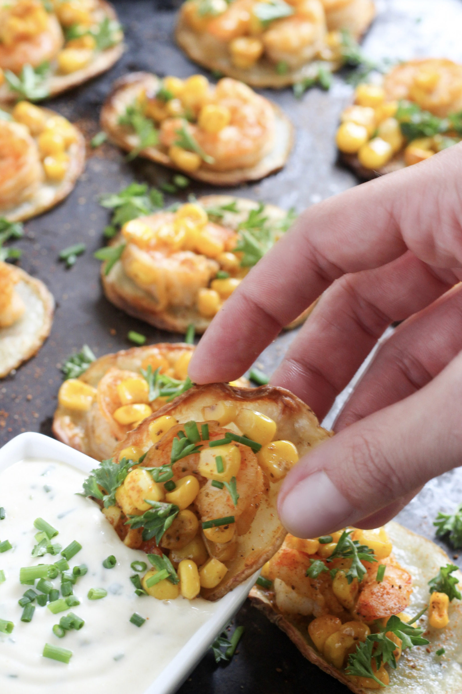 old bay shrimp stacks