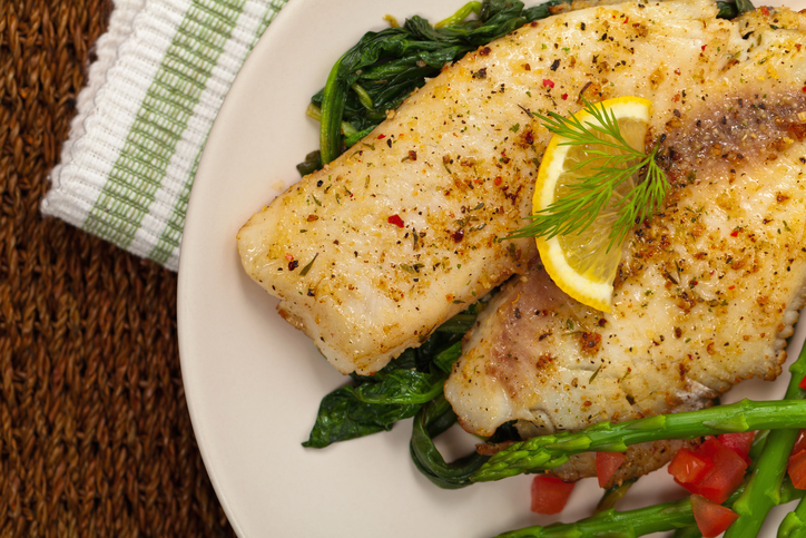 Broiled White Fish