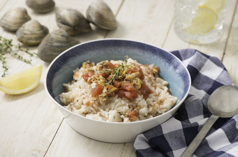 Risotto with Clam Sauce