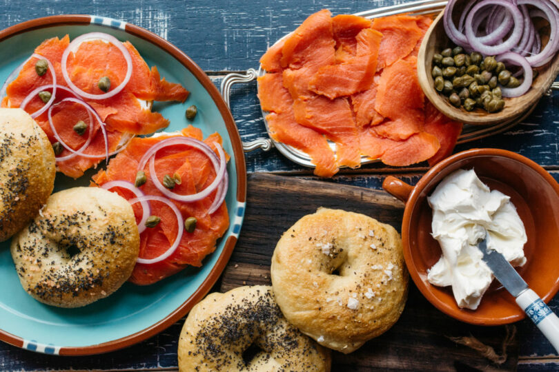 Bagels and Lox for Breakfast