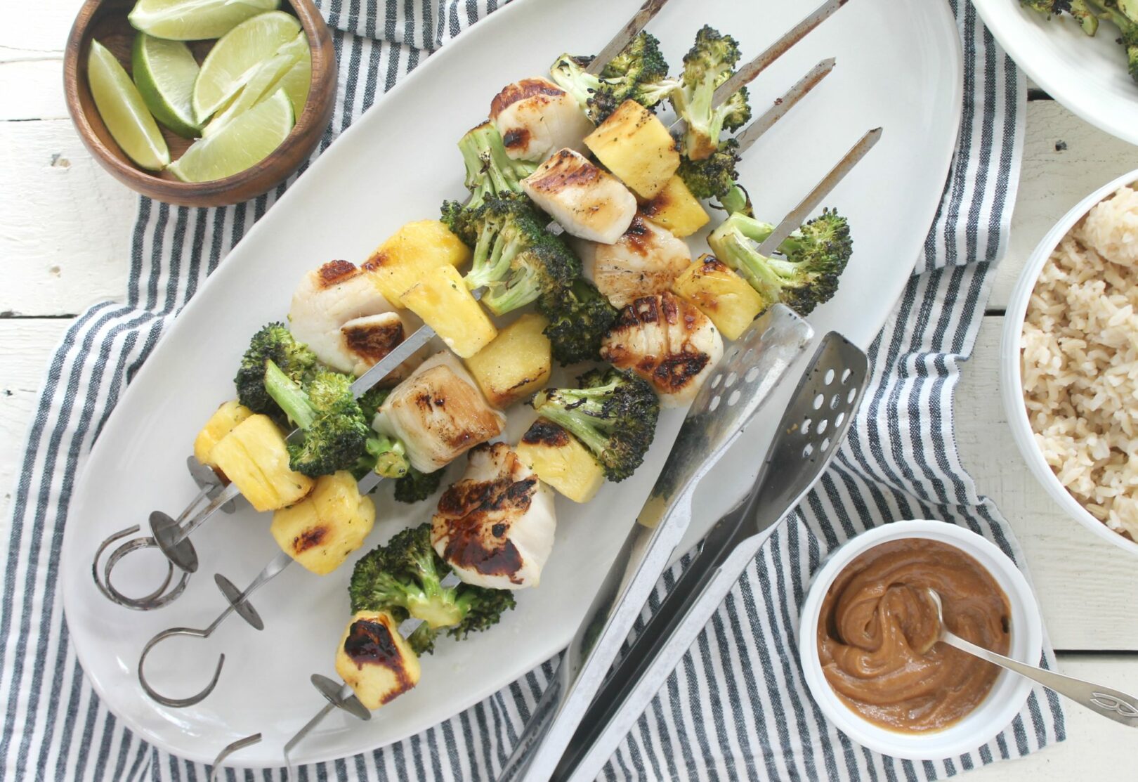 Sweet and Sour Scallop Kabobs