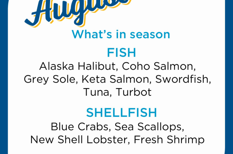Seafood Seasonality in August