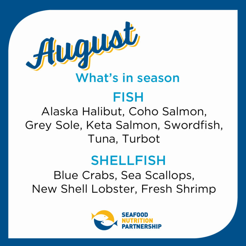 Seafood Seasonality in August