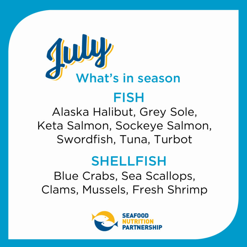 Seafood Seasonality in July