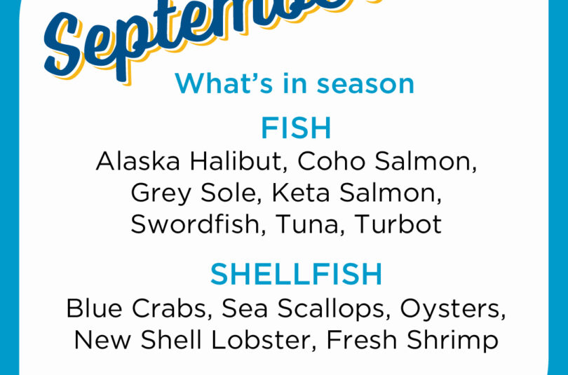 Seafood Seasonality in September