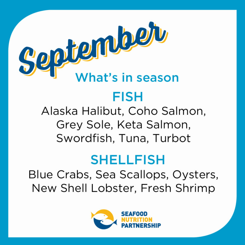 Seafood Seasonality in September
