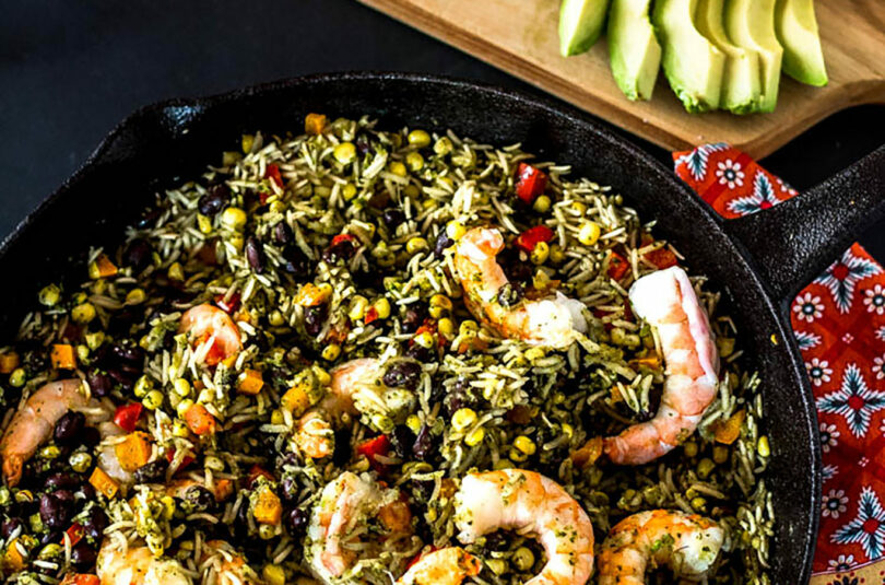 Mexican Arroz con Camarones (Rice and Shrimp)