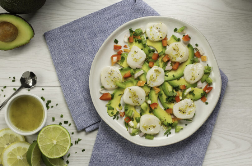 Scallop Ceviche with Sweet & Spicy Peppers