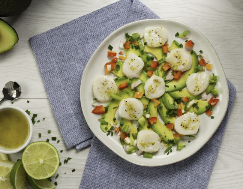 Scallop Ceviche with Sweet & Spicy Peppers