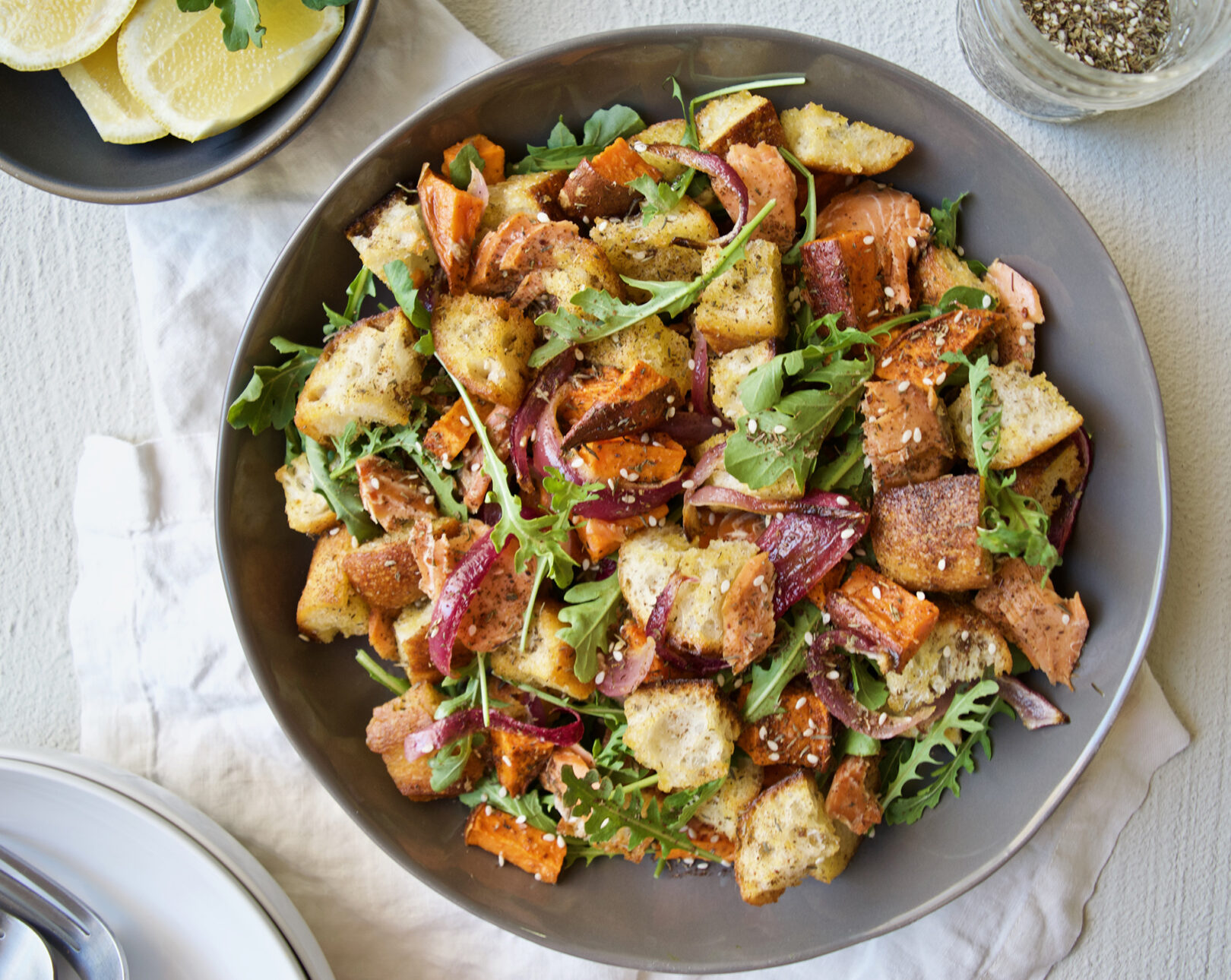 Smoked Salmon Panzanella