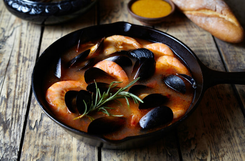 Seafood Stew with Butternut Squash and Fennel