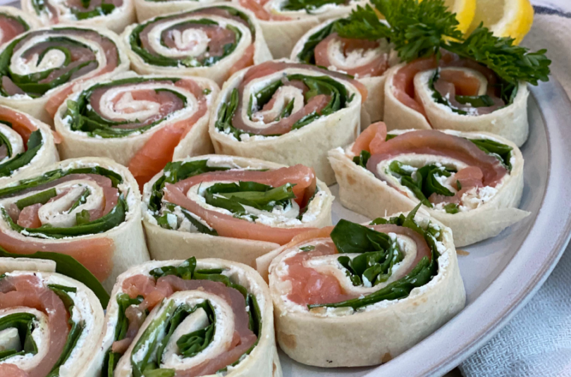 Smoked Salmon Pinwheel