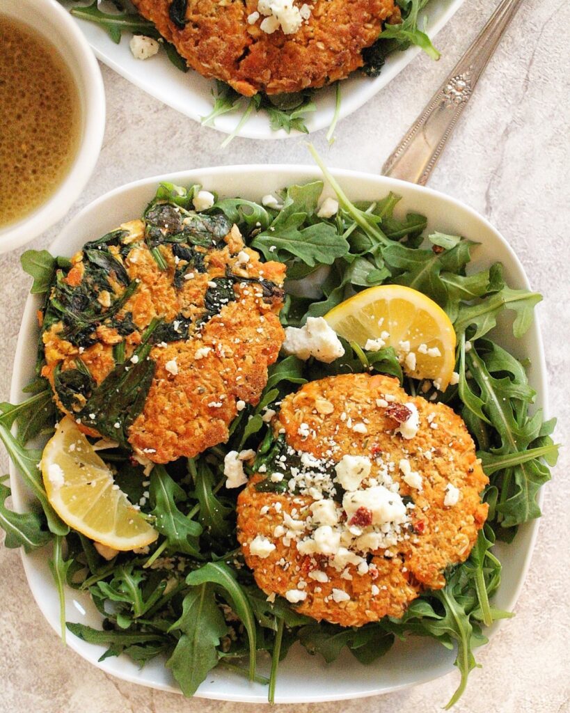 Turmeric Salmon Cake Recipe by Once Upon a Pumpkin