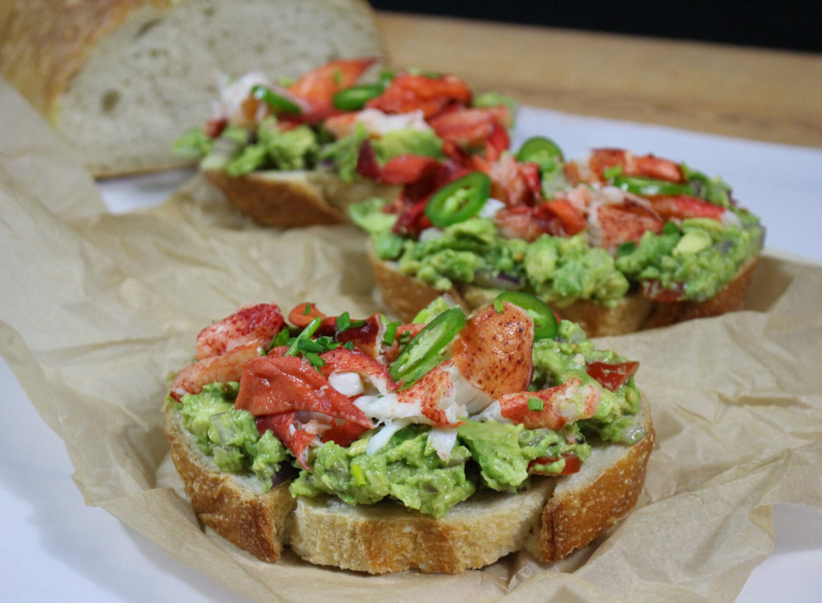 Lobster Avocado Toast