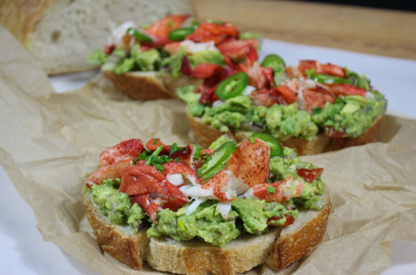 Lobster Avocado Toast