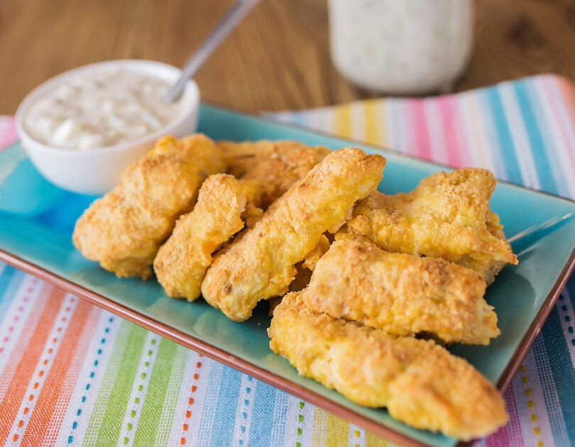 Homemade fish sticks recipe by Annessa Chumbley RD