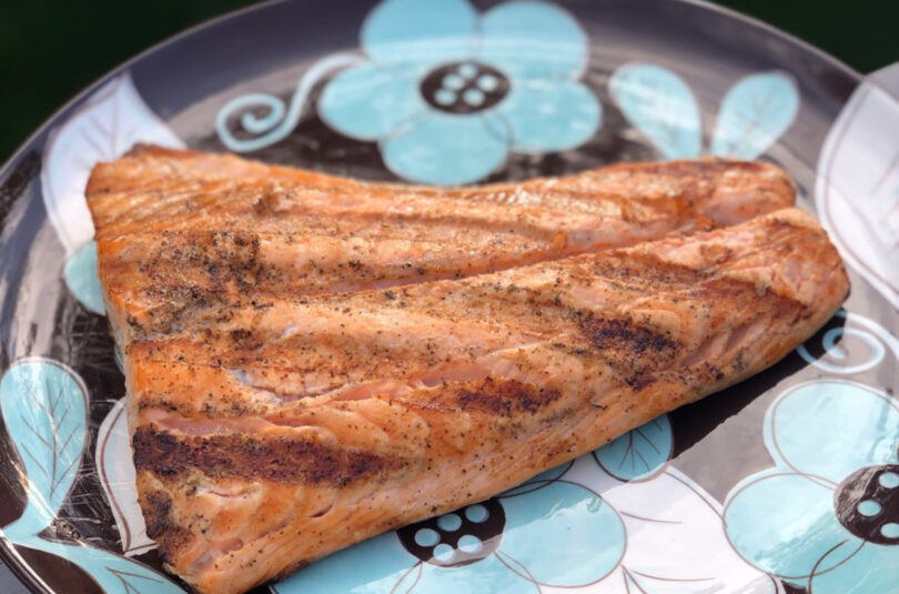 Grilled salmon