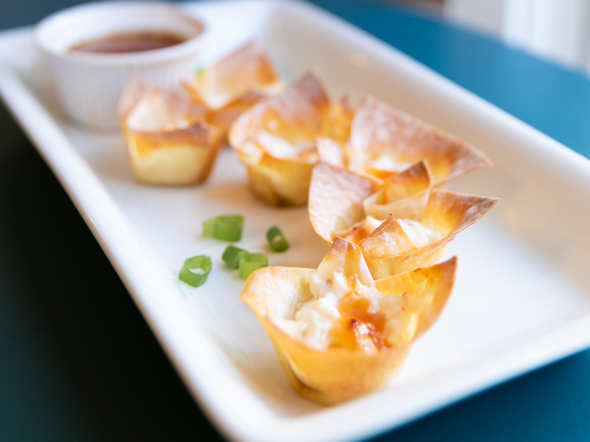 Baked Krab Rangoon Cups