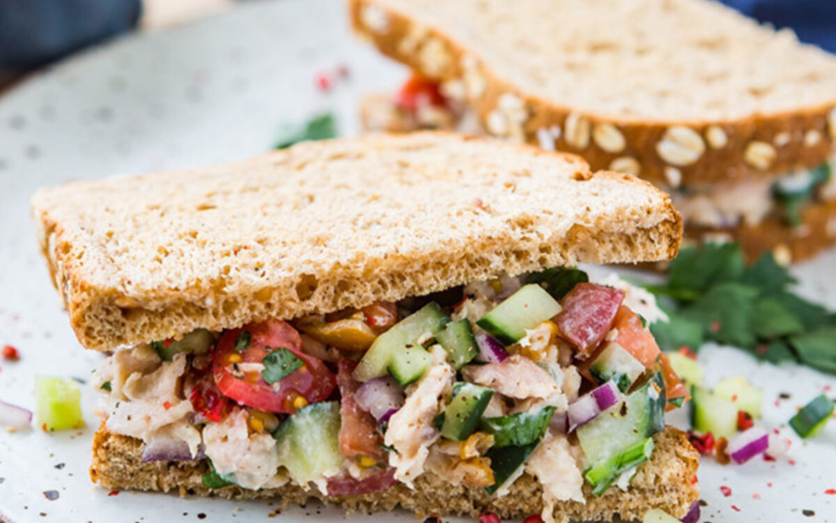 Mediterranean Tuna Sandwich