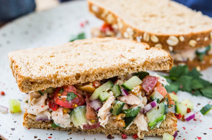 Mediterranean Tuna Sandwich