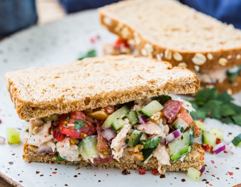 Mediterranean Tuna Sandwich