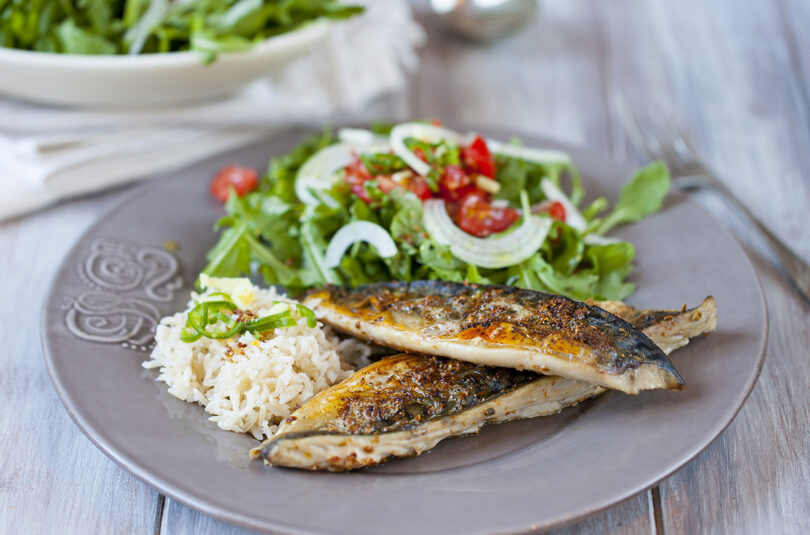 Herb Broiled Mackerel