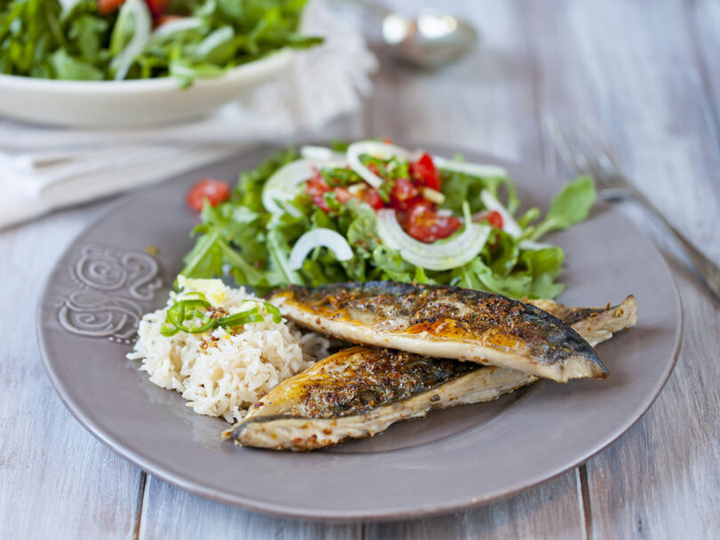 Herb Broiled Mackerel