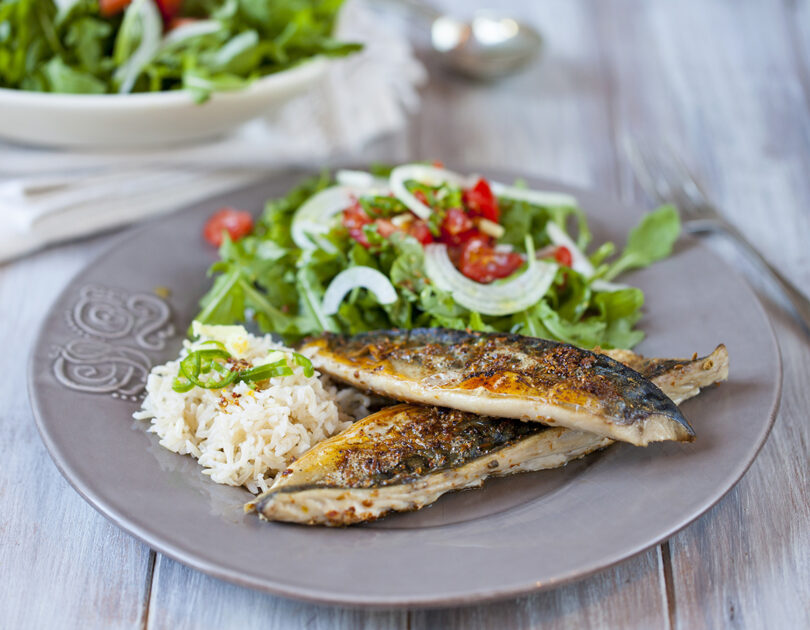 Herb Broiled Mackerel