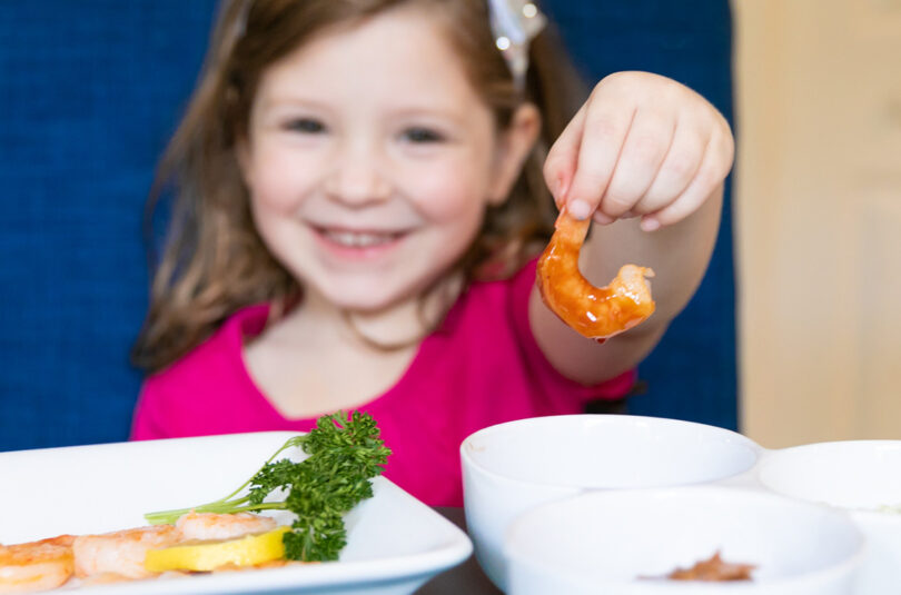 Tips on Getting Kids to Just Try Seafood from Dietitian and Momma Lauren Manaker