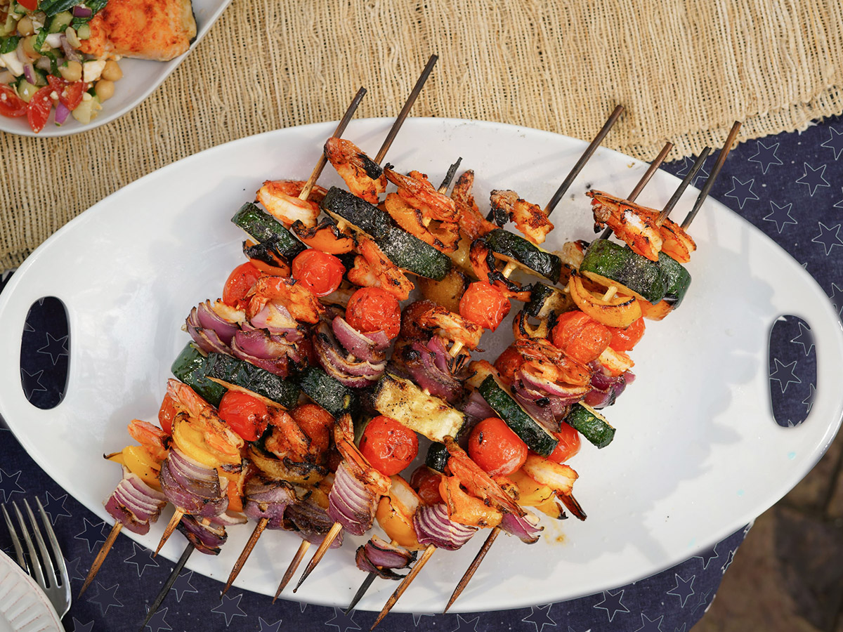 Easy Shrimp Skewers by Annessa Chumbley