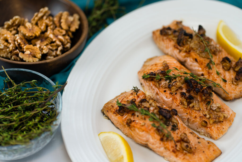 Maple Walnut Salmon