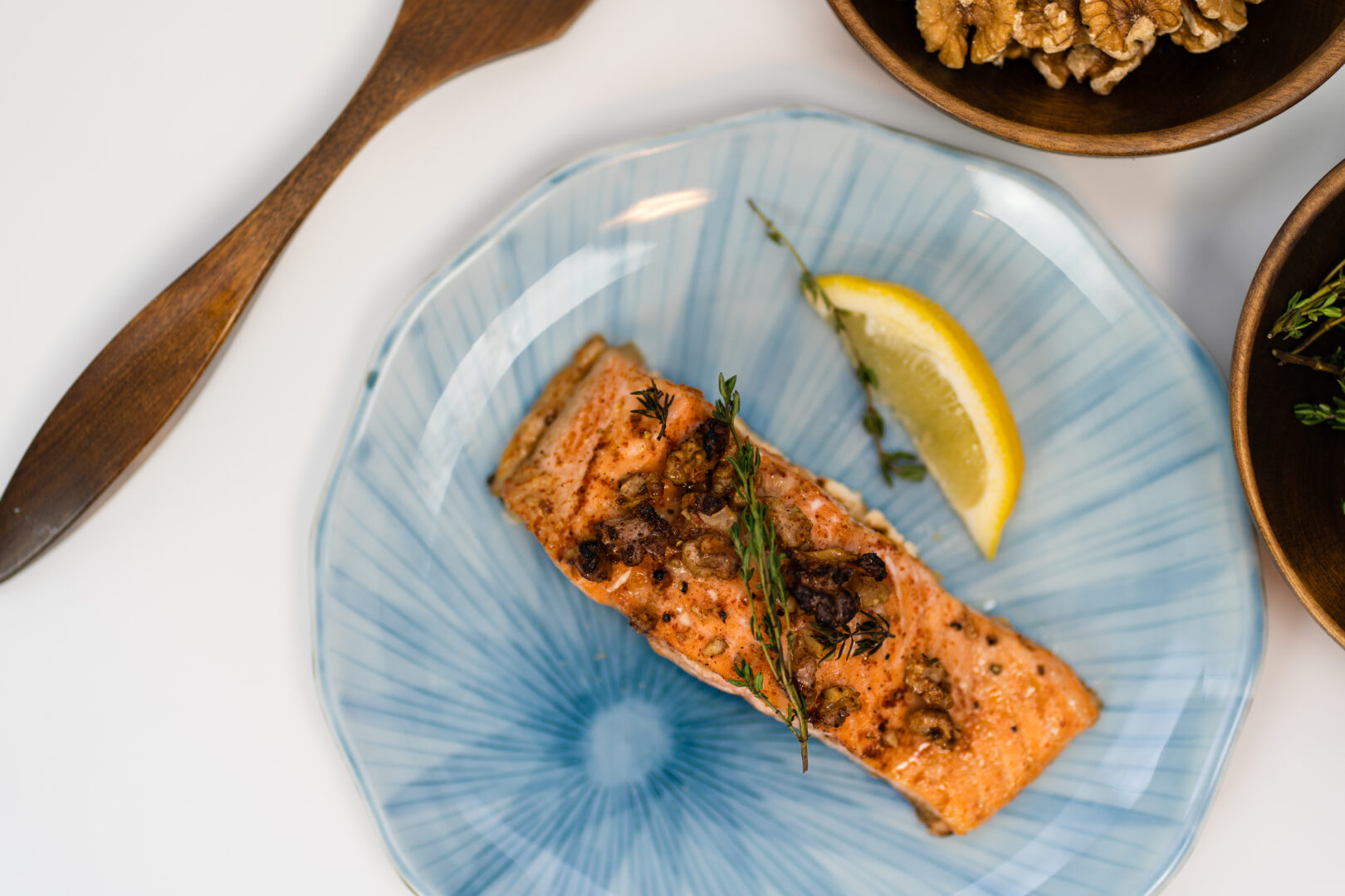 Maple Walnut Salmon with Bluehouse Salmon