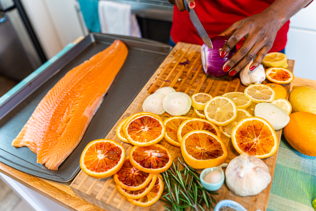 Blood Orange Salmon