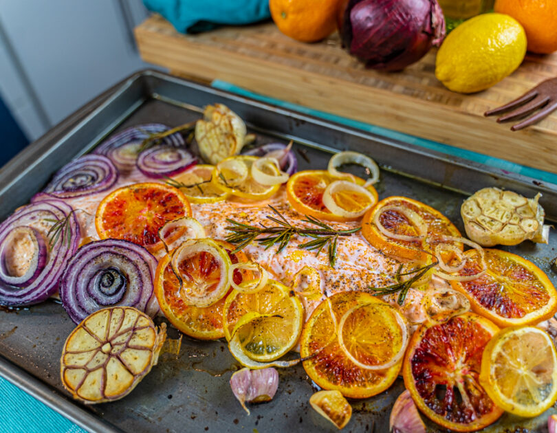 Blood Orange Salmon