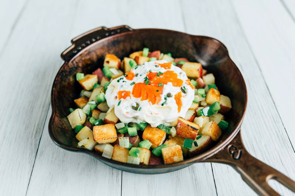 Smoked Salmon Hash