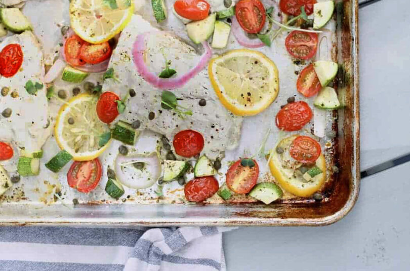 Sheet Pan Snapper