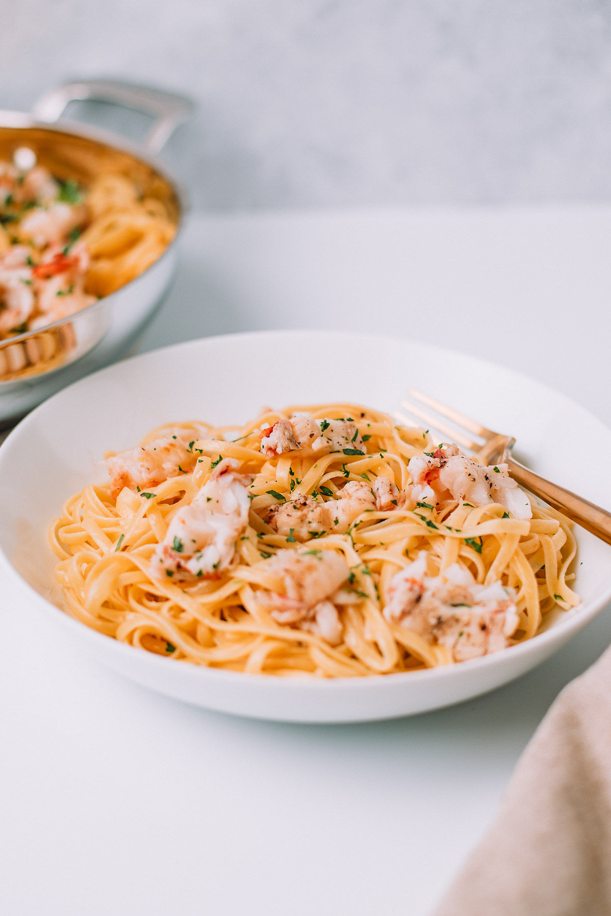 Buttery Lobster Linguine