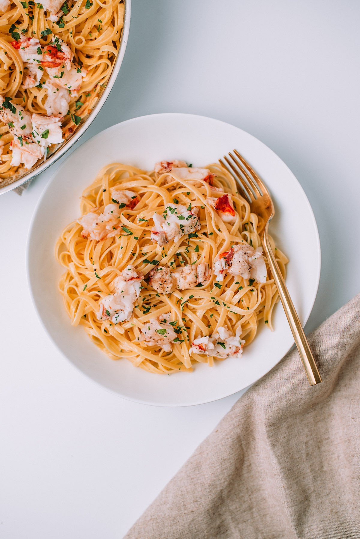 Buttery Lobster Linguine • Seafood Nutrition Partnership