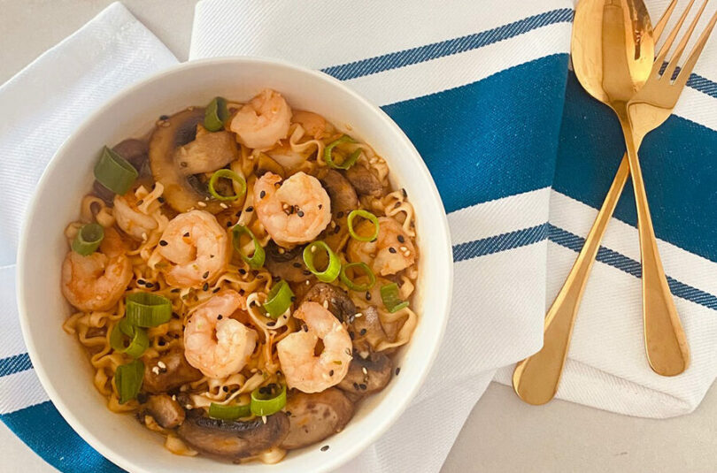 Easy Homemade Ramen with Shrimp