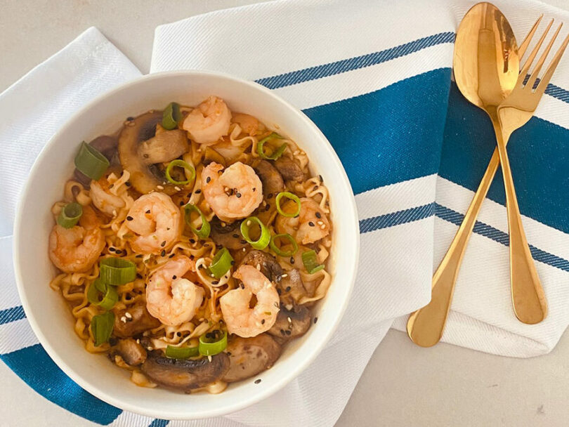 Easy Homemade Ramen with Shrimp