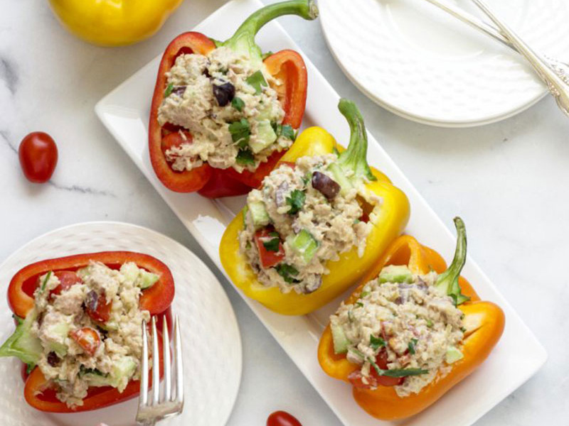 tuna stuffed peppers