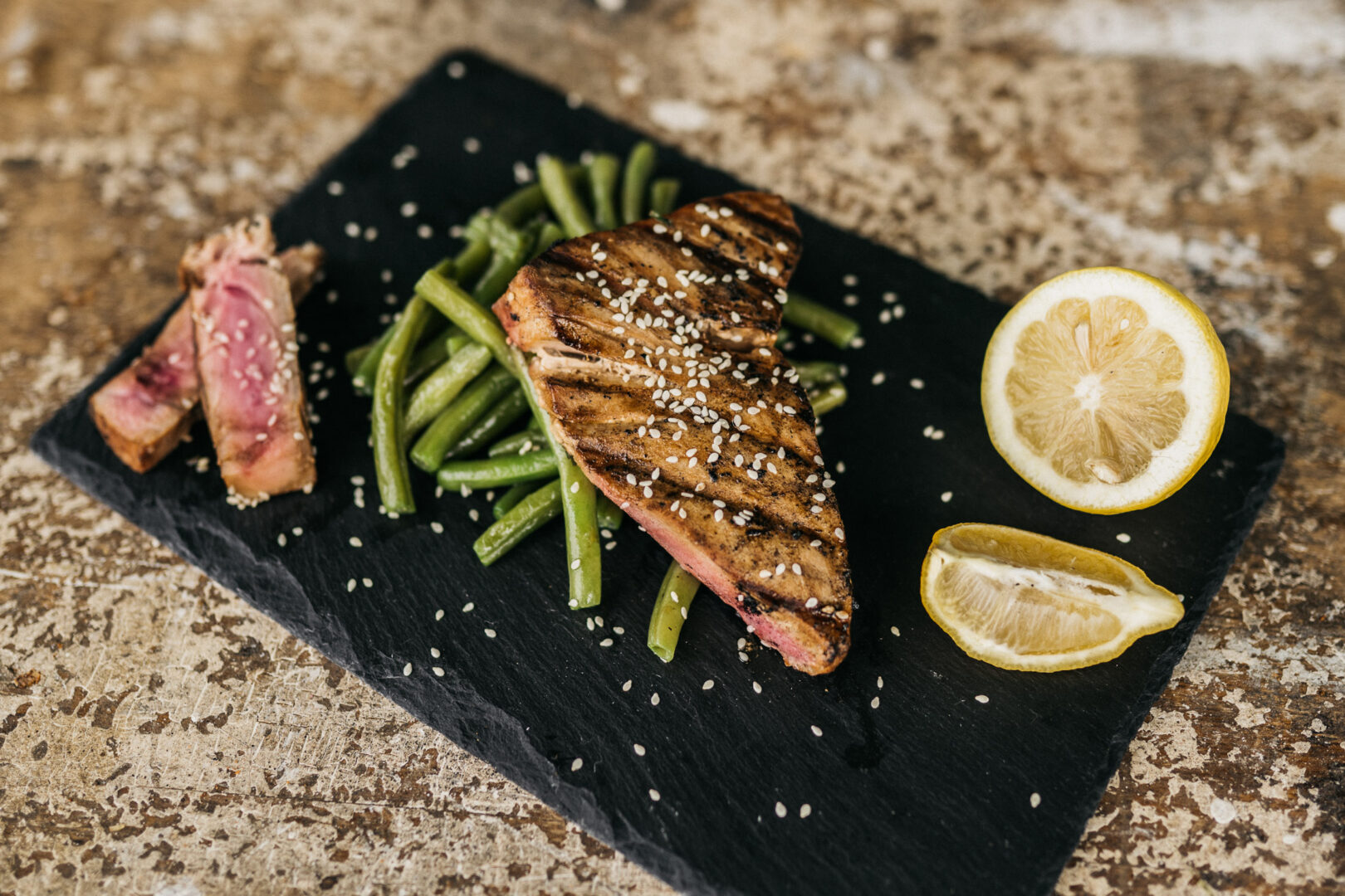 Asian Sesame Grilled Tuna Steak